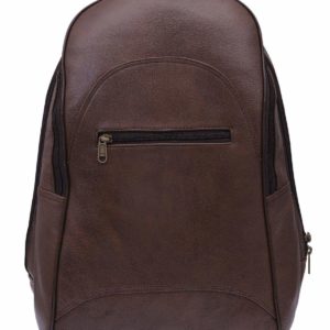 LEATHER LAPTOP BACKPACK ( TAN )