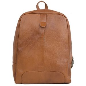 LEATHER MEN & WOMEN UNNISEX BACK STRAP OFFICE LAPTOP BACKPACK BAG