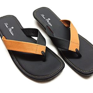 BRANDED COPY MEN’S LEATHER SLIPPERS