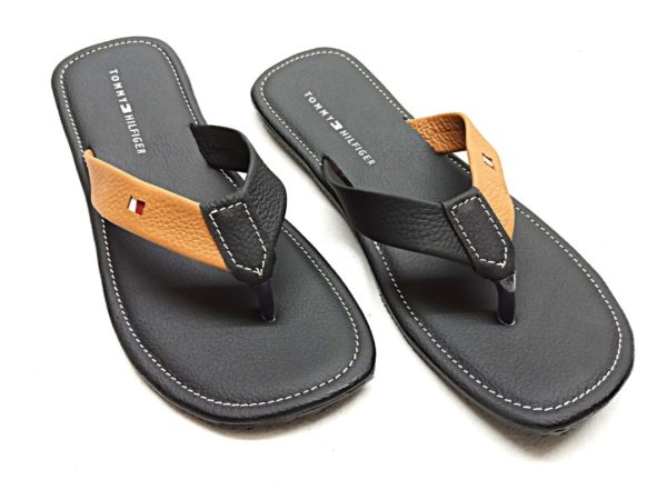 BRANDED COPY MEN’S LEATHER SLIPPERS