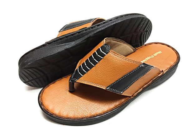 BRANDED COPY MEN’S LEATHER SLIPPERS