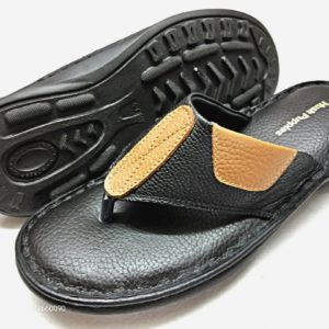 BRANDED COPY MEN’S LEATHER SLIPPERS