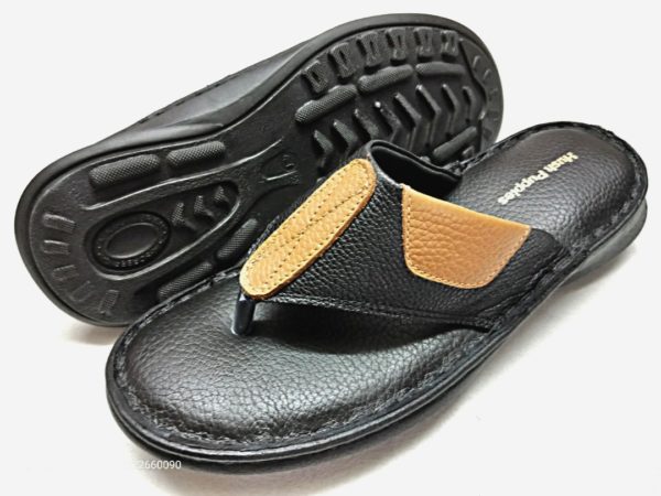 BRANDED COPY MEN’S LEATHER SLIPPERS