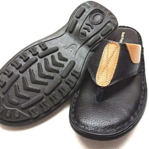 BRANDED COPY MEN’S LEATHER SLIPPERS